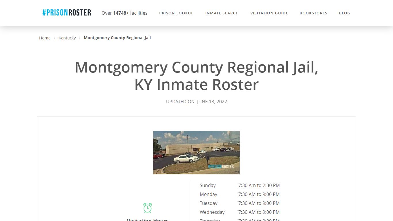 Montgomery County Regional Jail, KY Inmate Roster - Prisonroster